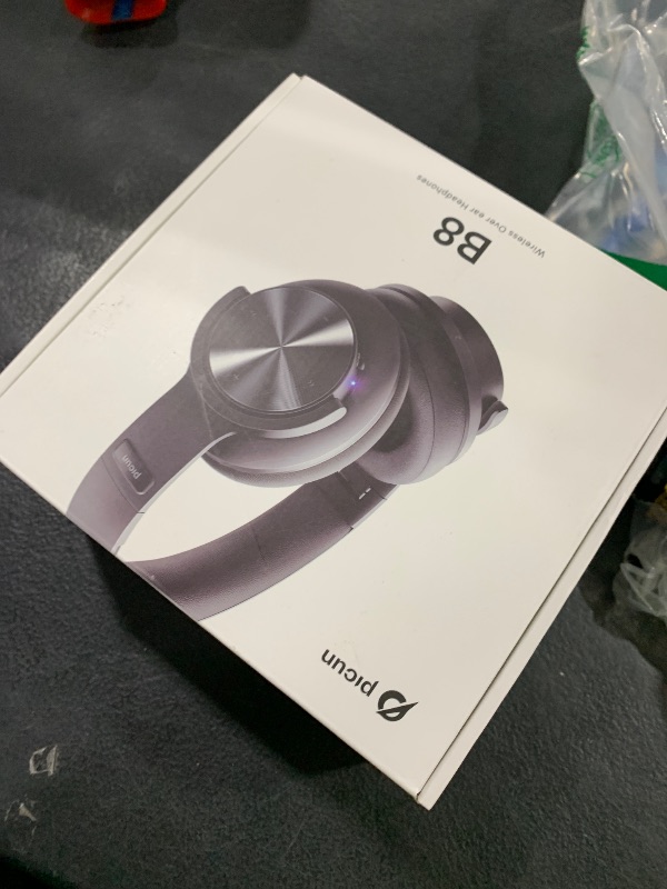 Photo 1 of Picun B8 Bluetooth Headphones, 120H Playtime Headphone Wireless Bluetooth with 3 EQ Modes, Low Latency, Hands-Free Calls, Over Ear Headphones for Travel Home Office Cellphone PC Black