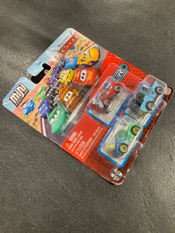 Photo 1 of Disney Mattel - Cars - Minis 3 Pack Assortment PixarSTOCK PHOTO IS A DIFFERENT COLOR THAN PRODUCT PHOTO