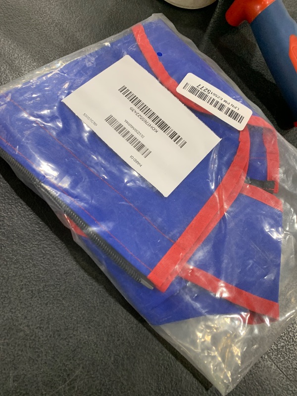 Photo 1 of Children's Factory Manual Dexterity Combo Zipper/Button Vest Classroom Furniture (CF361-319) Blue 17.5 x 13.5