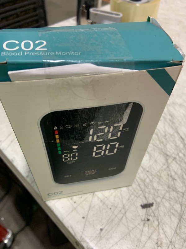 Photo 1 of Oklar Blood Pressure Monitor Upper Arm Monitors for Home Use BP Machine Sphygmomanometer with 2x120 Reading Memory Adjustable Arm Cuff 8.7"-15.7" Large Display with LED Background Light Storage Bag