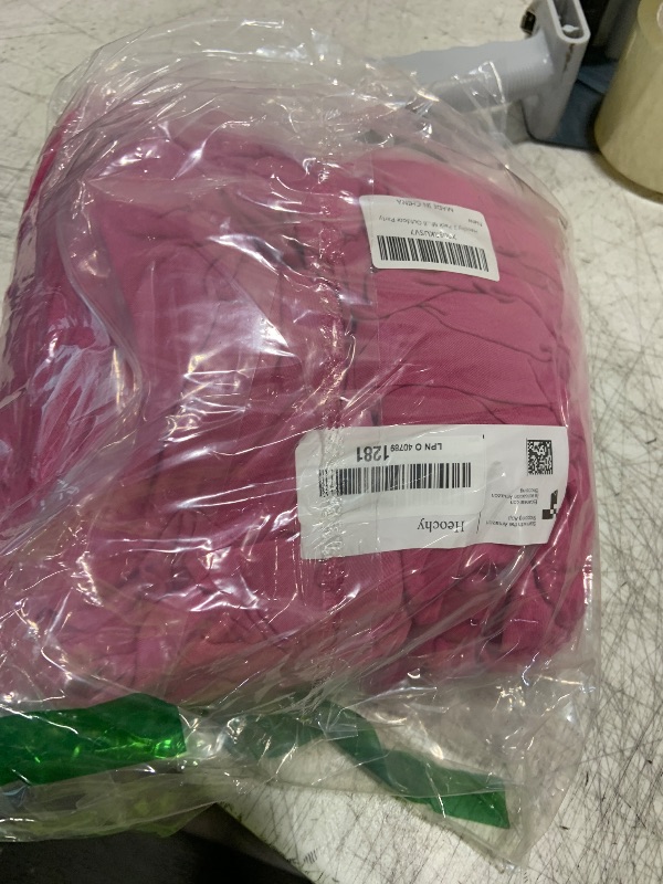 Photo 1 of Heochy 2 Pack 6FT Table Cloth for Rectangle Tables - Hot Pink Tablecloth Rectangular Fitted Stretch Spandex Table Covers 6 ft for Birthday, Cocktail, Wedding, Banquet Valentines Party