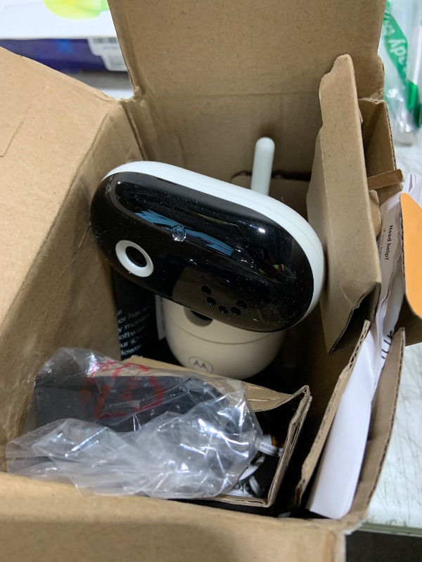 Photo 1 of Motorola Nursery PIP1010 Motorized Video Baby Monitor Camera, HD 1080p, Remote Pan/Tilt/Zoom, 2-Way Audio, Room Temp Sensor, Lullabies, Night Vision