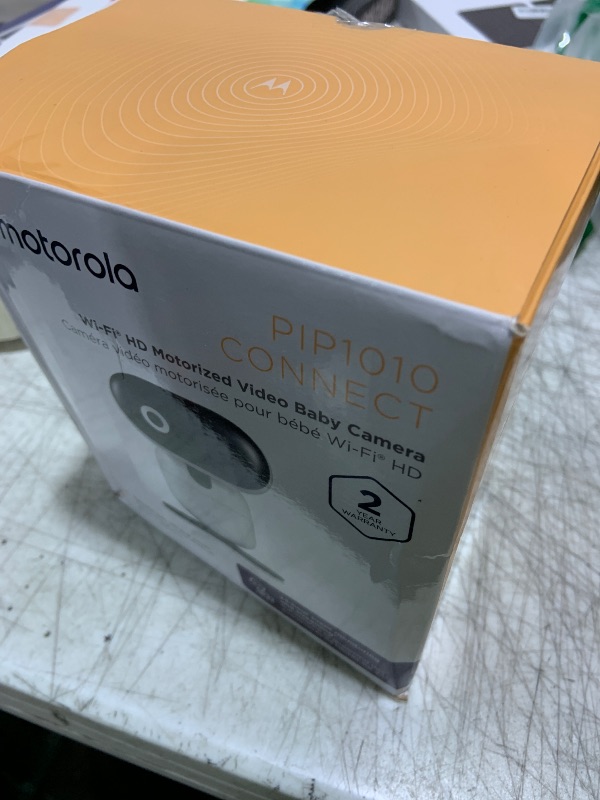 Photo 1 of Motorola Nursery PIP1010 Motorized Video Baby Monitor Camera, HD 1080p, Remote Pan/Tilt/Zoom, 2-Way Audio, Room Temp Sensor, Lullabies, Night Vision