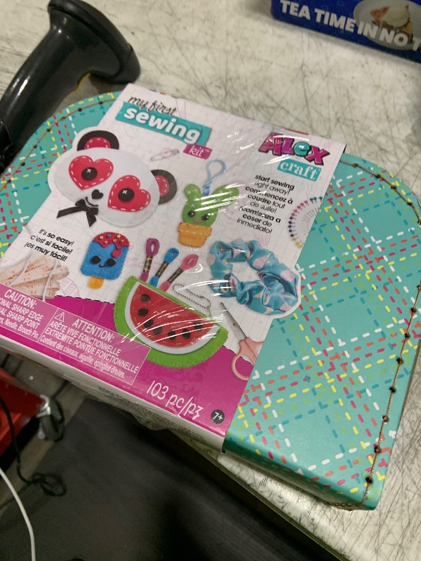 Photo 1 of My First Sewing Kit by Alex Crafts, Perfect for Beginners, Arts and Crafts Colorful and Fun Sewing Projects to Learn the Basic Skills of Sewing (Ages 7+)