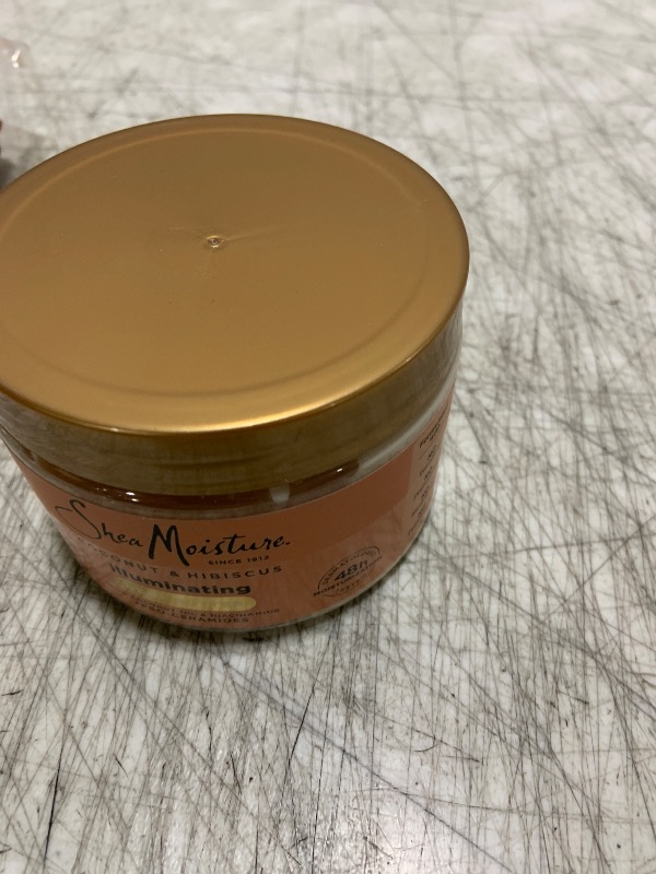 Photo 1 of SheaMoisture Illuminating Body Butter with Coconut & Hibiscus, Niacinamide and Pro-Ceramides, Renewing Skin’s Natural Glow, 48H Moisturizing 11.5 oz