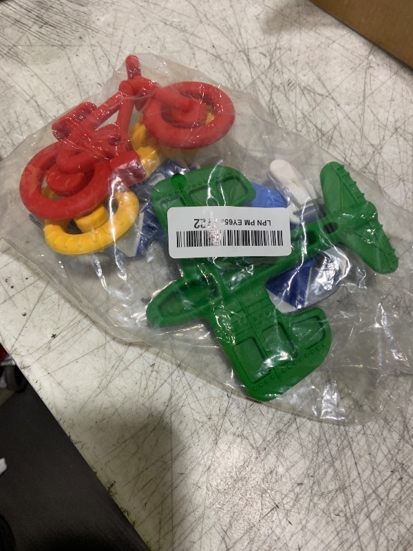 Photo 1 of Teething Toys for Babies 6-12 Months 12-18 Months, Baby Teething Toys, Baby Chew Toys, BPA Free Teething Toys, Baby Teether, Transportation Tools Shape Teethers, Baby Toys for Boys Girls (6 Pack)