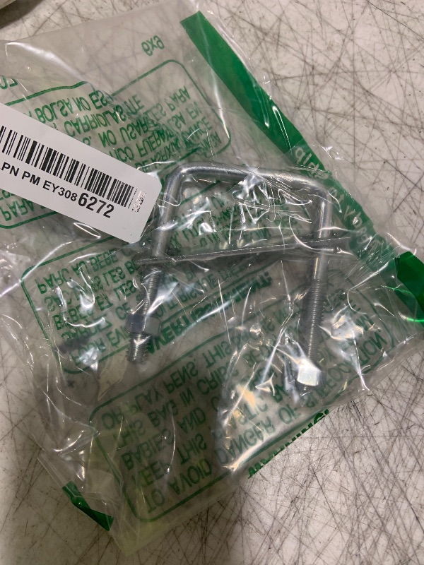 Photo 1 of National Hardware N222-356 2192BC Square U Bolt in Zinc plated