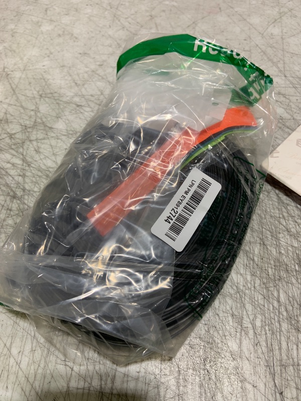Photo 1 of Cat 6 Ethernet Cable 200 ft, High Speed 10Gbps Flat Internet Network Cable, Pure Copper Ethernet Patch Cable Long, Computer LAN Cable with Clips & Straps for Router, Modem, PS4/5, Black