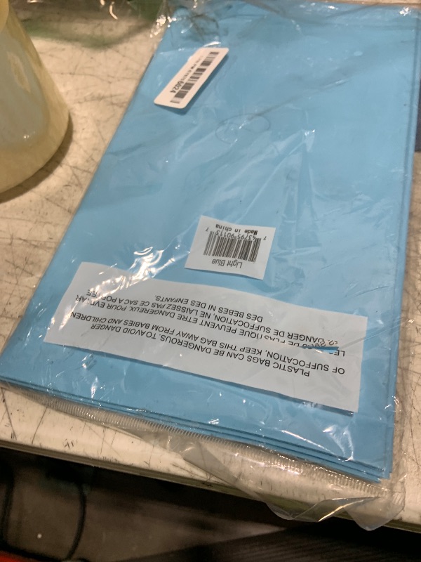 Photo 1 of Premium Light Blue table cover