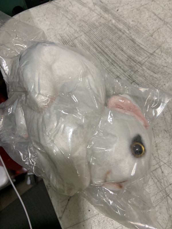 Photo 1 of Anboor 7.87'' Realistic Rabbit Stuffed Animal, Lifelike Bunny Plush with Floppy Ears, Ideal Baby Stuffed Animal Plush? Cute Animal Bunny Toy for Kids (White)