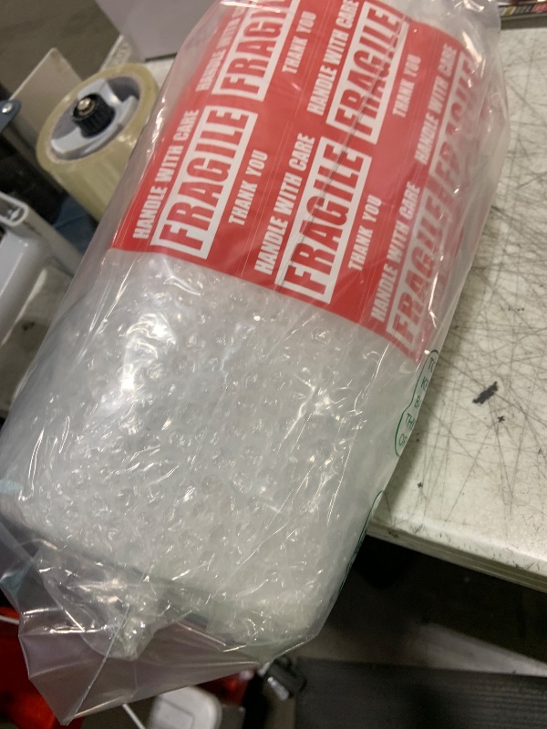 Photo 1 of Bubble Cushioning Wrap Roll, Sumono 12 Inch x 72 Feet Total [2 Rolls of 36 Feet] Bubble Roll Perforated 12 Inch Included 20 Fragile Sticker Label