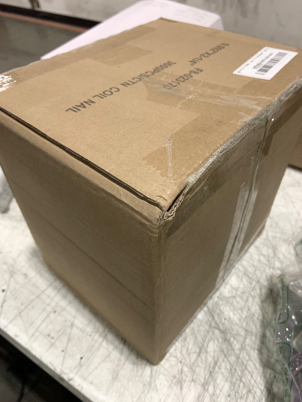 Photo 1 of LiGuVCY Wire Coil Siding Nails - 2-1/4 x 0.092 Ring Shank 15 Degree Full Round Head Siding Nails, 3600 Count Hot-Dipped Galvanized for Rough Nailing of Lathing and Sheathing Materials