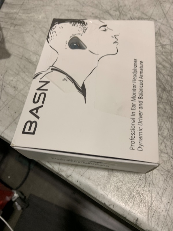 Photo 1 of BASN Bmaster Triple Drivers in Ear Monitor Headphone with Two Detachable Cables Fit in Ear Suitable for Audio Engineer, Musician (Blue)