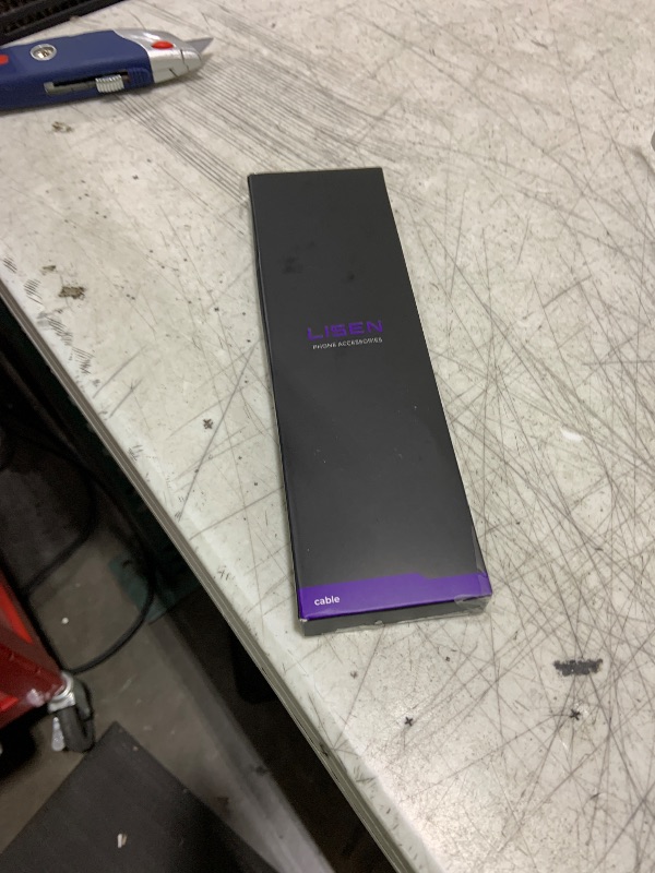 Photo 1 of LISEN 3 in 1 Retractable Car & iPhone Charger Cord, Type C/L/Micro USB for iPhone/Samsung/PS/Kindle, Purple