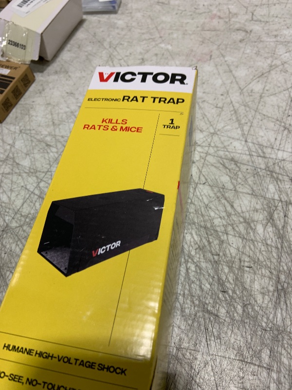 Photo 1 of Victor M241B Indoor Electronic Rat Trap, Humane Electric Rat and Electronic Mouse Traps Indoor for Home, No Touch, No See Rat Traps