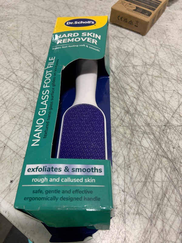 Photo 1 of Dr. Scholl's Hard Skin Remover Nano Glass Foot File - Foot Callus Remover, Durable Foot Scrubber, Dead Skin Remover, Hygienic Pedicure Tool, Long Lasting Foot Buffer, Soft Smooth Feet