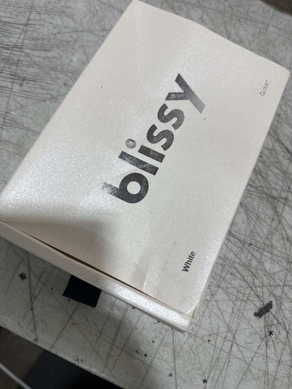 Photo 1 of Blissy Silk Pillowcase - 100% Pure Mulberry Silk - 22 Momme 6A High-Grade Fibers - Silk Pillow Cover for Hair & Skin - Regular, Queen & King (Blissy White, Queen)