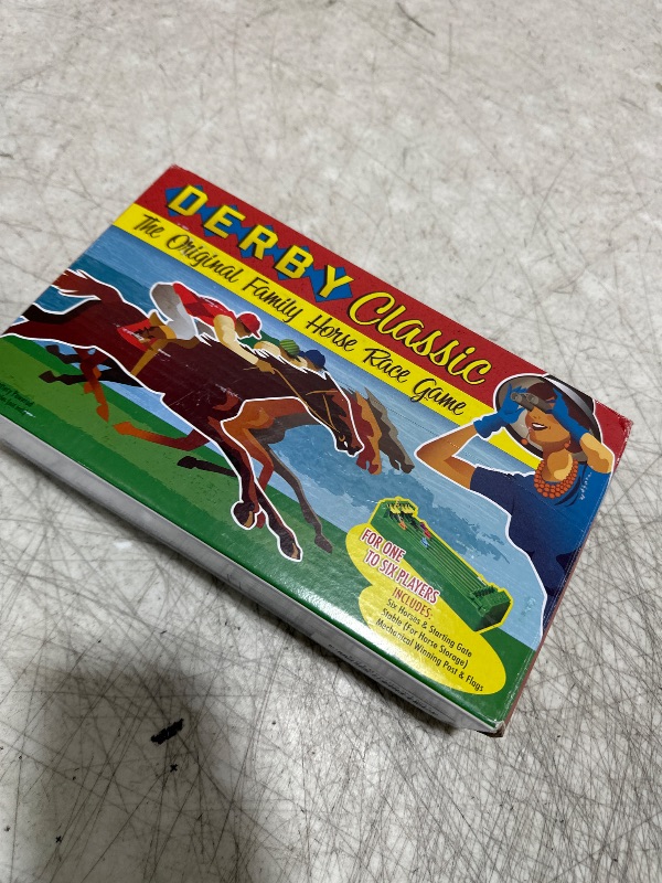Photo 1 of WM Desktop Derby 6-Horse Racing Game - 10" x 2.5" x 5"
