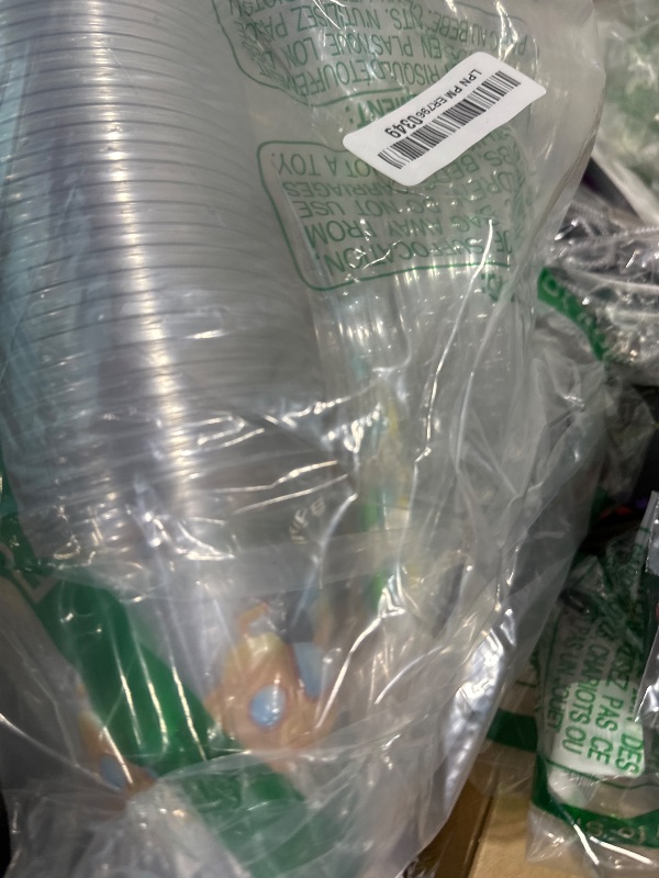 Photo 1 of Boao 36 Sets Watercolor Transportation Party Cups with Lids and Paper Straws 14 oz Transportation Birthday Party Supplies Disposable Clear Plastic Cups Bulk