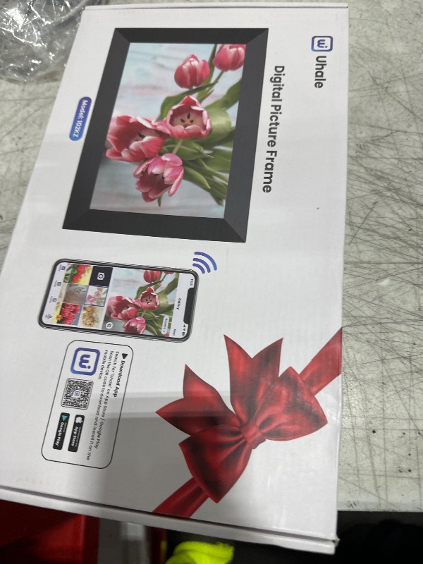 Photo 1 of Uhale Digital Picture Frame 32GB Storage 10.1 Inch WiFi Electronic Photo Frames SD Card Slot IPS Touch Screen HD Display Auto Rotate Slideshow Share Videos Photos Instantly Send Wishes Remotely