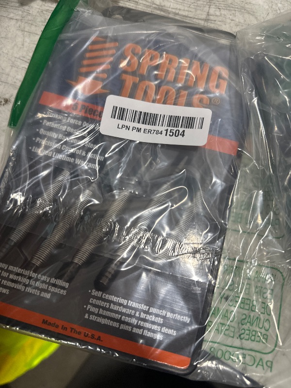 Photo 1 of Spring Tools Master Mechanics 5-Piece Metal Working Tool Set - Auto Body Repair Kit - Made in USA - Includes Ping Hammer, HSS Punch, Cold Chisel - Professional Automotive Tools