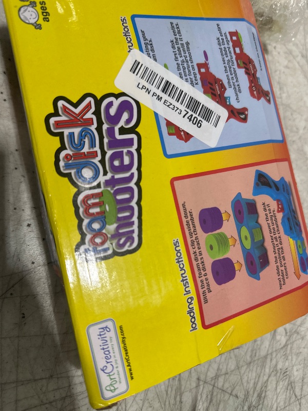Photo 1 of ArtCreativity Foam Disc Shooter Set of 2 Disc Guns with 36 Flying Discs, Fun Toy Foam Blasters for Kids, Outdoor Games, Summer Activities, and Party Favors for Ages 8-12