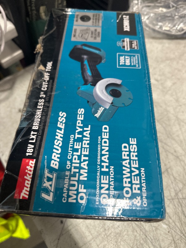 Photo 1 of Makita XCM01Z 18V LXT® Lithium-Ion Brushless Cordless 3" Cut-Off Tool, Tool Only