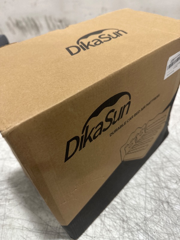 Photo 1 of DikaSun Car Air Mattress, Inflatable SUV Truck Air Mattress Back Seat Camping Bed Thickened Car Sleeping Pad for Travel, Car Bed SUV Mattress with Air Pump 2 Pillows