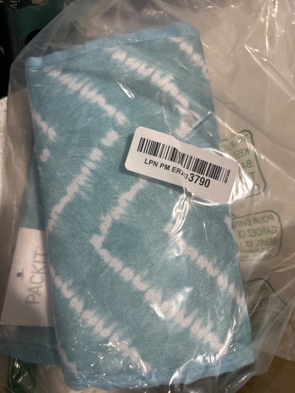 Photo 1 of Freezable Lunch Bag, Aqua Tie Dye