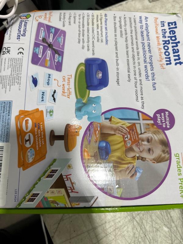 Photo 1 of Learning Resources Elephant in the Room Positional Word Activity Set - Educational Games for Kids Ages 4+, Speech Therapy Tools