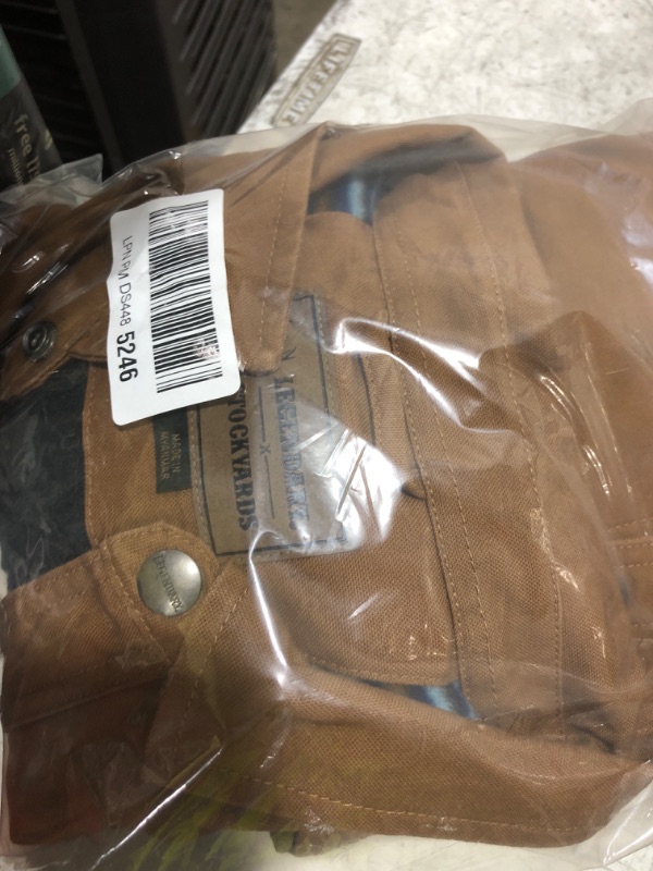 Photo 1 of Legendary Whitetails Men's Standard Stockyards Roper Shirt Jacket, Chestnut, Large