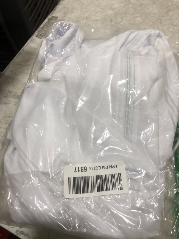 Photo 1 of Nimsruc Zip Up Hoodies For Women Long Sleeve Casual Oversized Sweatshirts Cute Fall Hoodie With Pockets White XXL
