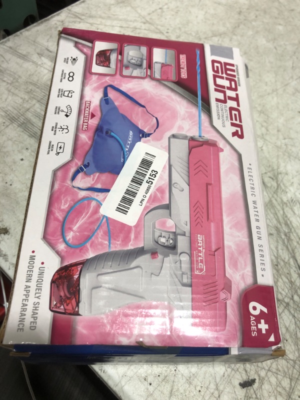 Photo 1 of Electric Water Gun for Adults & Kids, Water Gun with 1000CC Backpack& 33FT Range Squirt Guns Water Pistol Automatic Power Water Toy - Pool Beach Outdoor Summer Toys Gift for Boys Girls?2PCS?