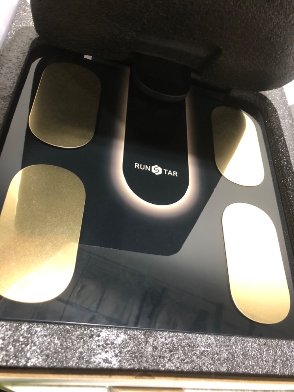 Photo 1 of RunStar Smart Scale FSA&HSA Eligible, 8 Electrodes Digital Bathroom Scale for Body Weight and Fat, BMI, Muscle Mass 28 Body Composition Measurement, with Full-Color TFT LCD on Retractable Handle