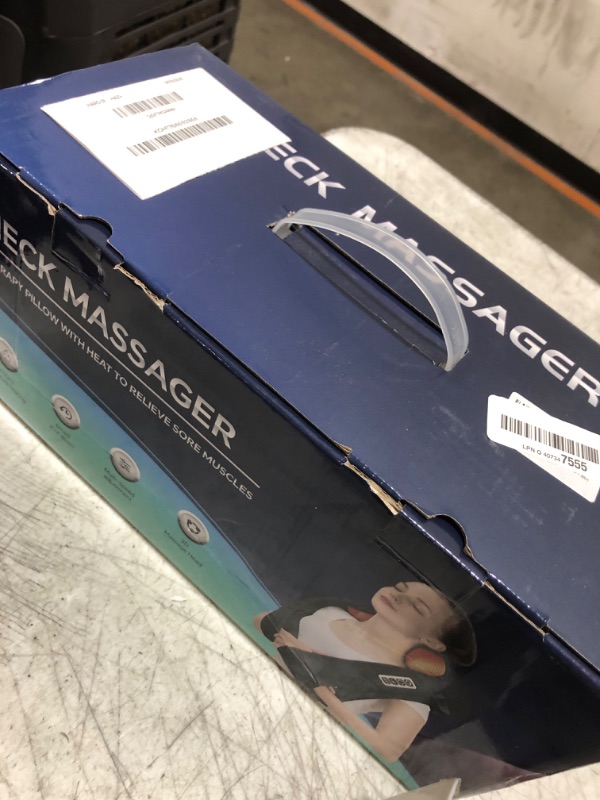 Photo 1 of White Elephant Gifts for Adults,Neck Massager,Christmas Gifts for Women Men - Shiatsu Back and Neck Massager,Shoulder Massager Deep Tissue with Heat,Electric 4D Massage Pillow(NOT Cordless)