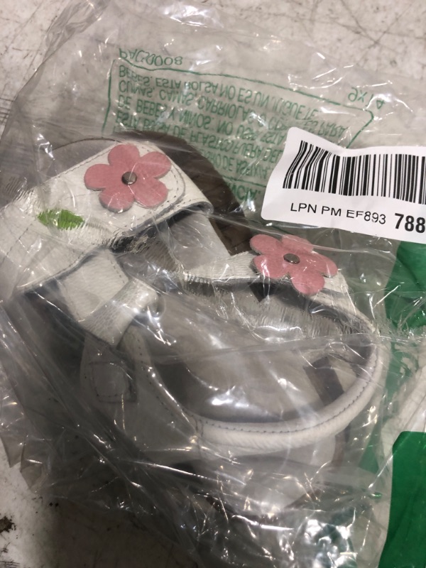 Photo 1 of Femizee Toddler Girl's Leather Sandals Summer Flower Princess Flats Sandal Shoes for School Party Wedding Size 10 Toddler,White,1546 CN29