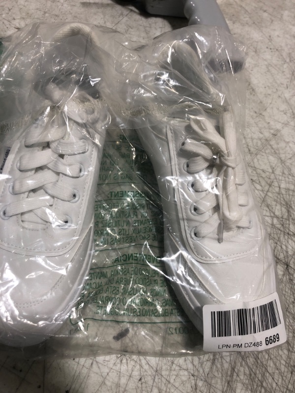 Photo 1 of hash bubbie White Sneakers for Women Women's White Shoes PU Leather Tennis Shoes Slip on Shoes for Walking?White.US8?