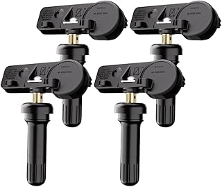 Photo 1 of TPMS Sensor, GM Tire Pressure Monitoring System Sensor for Buick Cadillac Chevy GMC Pontiac Saturn Hummer Saab Replaces 13586335 13598771 13598772 13581558 315Mhz Set of 4
