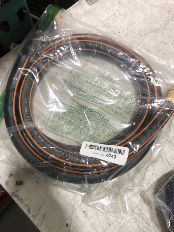 Photo 1 of Giraffe Tools Garden Hose 6ft x 5/8", Short Water Hose Heavy Duty, Lightweight, Flexible Hybrid Hose with Swivel Handle, Male to Female Fittings