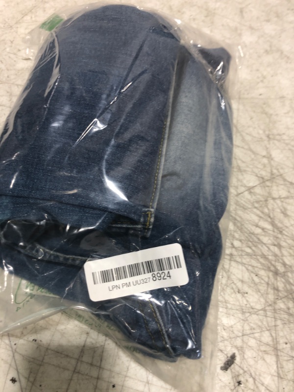 Photo 1 of Women's High Waisted Distressed Stretch Jeans - Ripped Butt Lift Denim Pants, Dark Blue, Size 12