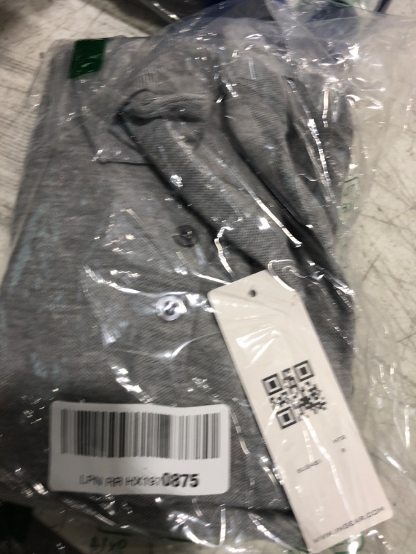 Photo 1 of INGEAR Girls Short Sleeve Polo Shirt 2PK - School Uniform & Casual Wear (US, Alpha, Small, Regular, Heather Grey)