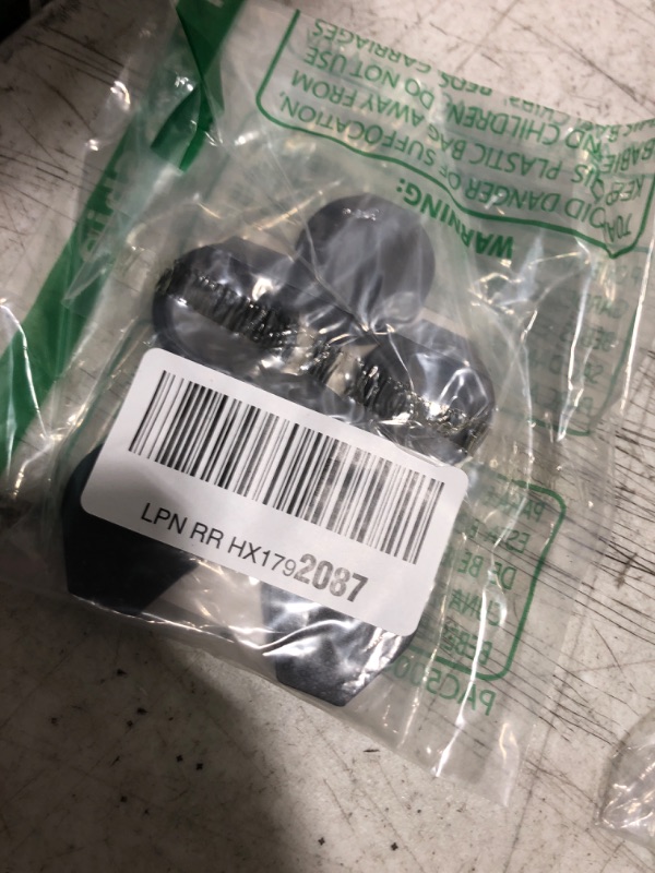 Photo 1 of JCBIZ 6pcs 22m Black Door Lock Dust Cover Rubber Waterproof Caps Prevent Dust, Enhance Cam Lock Life Plastic Material