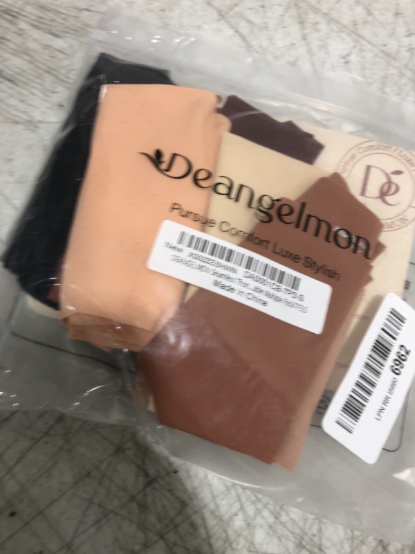 Photo 1 of DEANGELMON Seamless Thongs for Women No Show Thong Underwear Women Comfortable Multiple Pack (7P3,S)