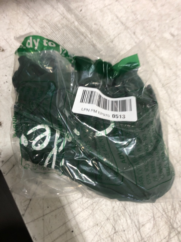 Photo 1 of SHENHE Girl's Graphic Letter Print Roll Up Short Sleeve Crewneck T Shirt Tee Tops Dark Green 10Y