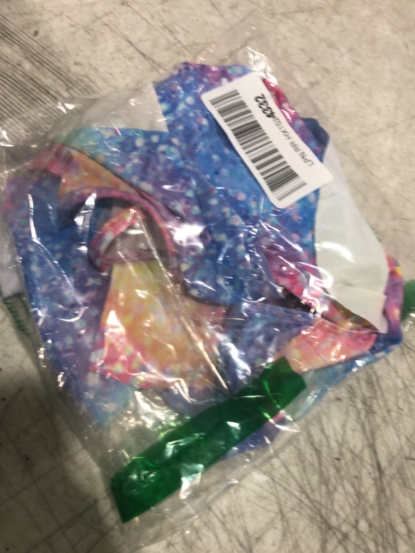 Photo 1 of Dolxico Girls One Piece Swimsuits Cute Bathing Suit Ruffles Swimsuits Girls Fashion Summer Beach Swimwear Little Kids Swimming Suits, Rainbow Glitter, 11-12 Years