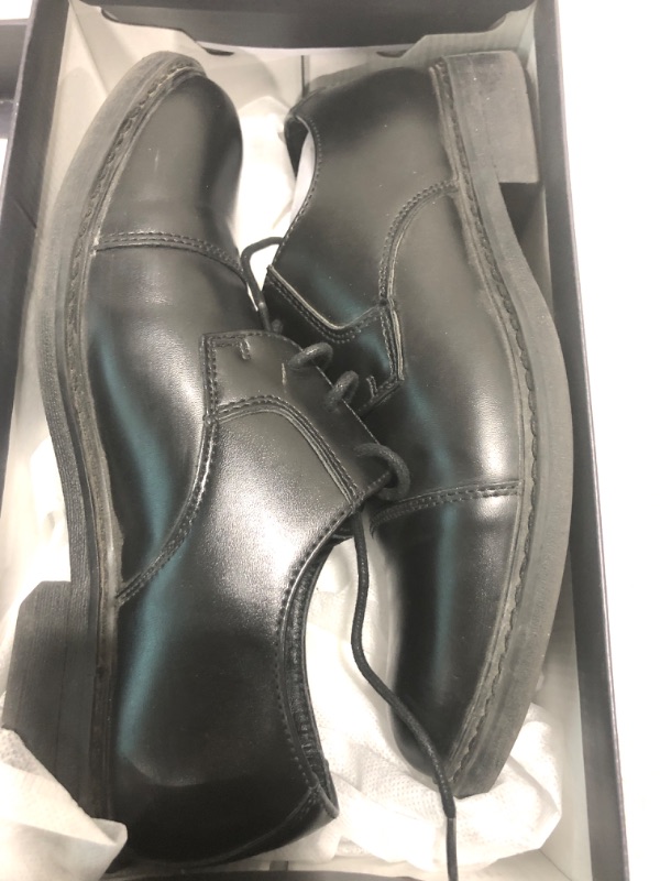 Photo 1 of Bruno Marc Boy’s Dress Oxford Formal Shoes,Size 4 Big Kid,Black,SBOX211K