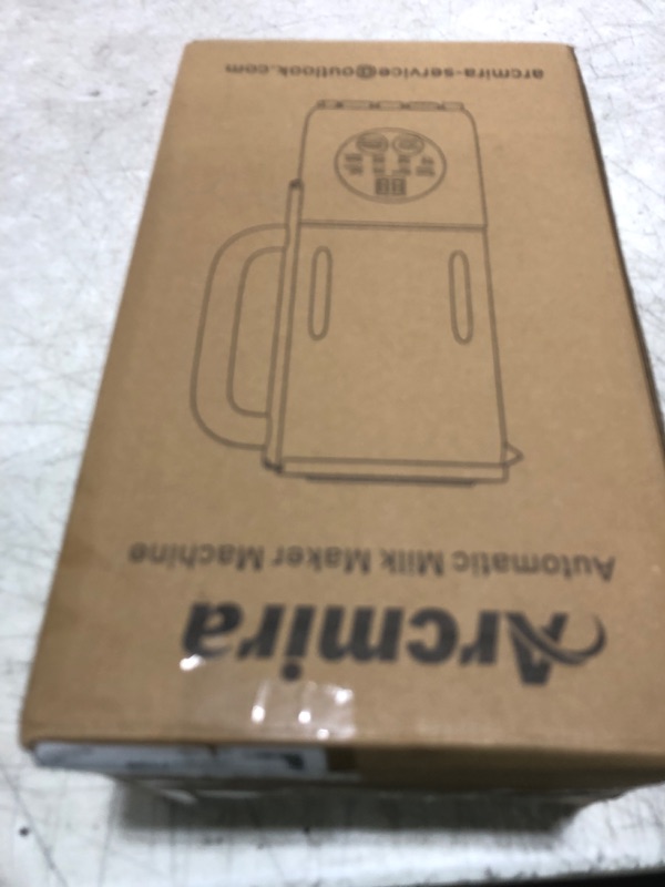 Photo 1 of 8 in 1 Automatic Nut Milk Maker, 10 Blade 35 oz Homemade Oat, Soy, Plant-Based and Dairy Free Beverages, Almond Milk Maker with Delay Start/Keep Warm/Boil Water, Soy Milk Maker with Nut Milk Bag