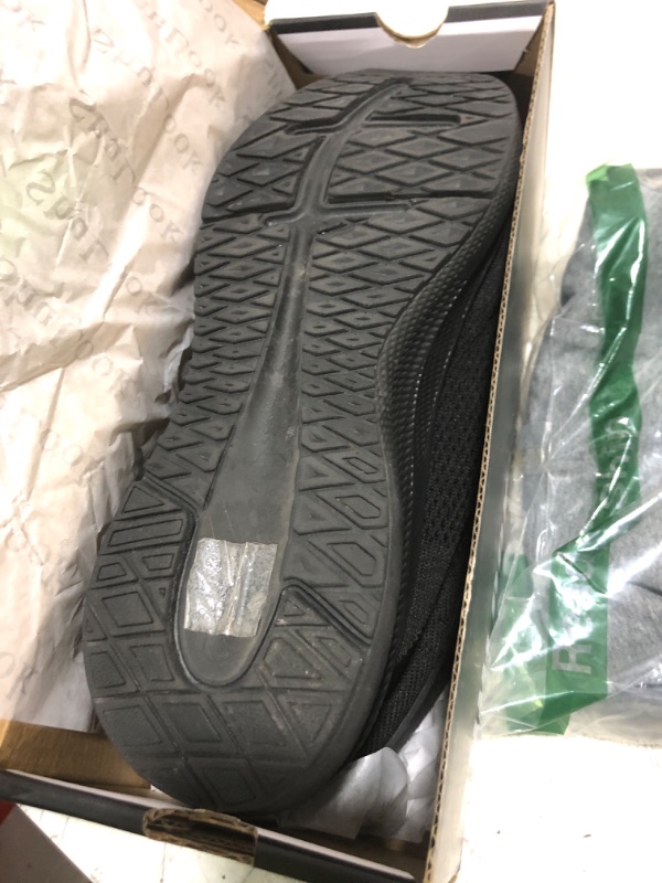Photo 1 of Womens Slip on Walking Shoes Comfort Lightweight Breathable Sock Shoe Non-Slip Mesh Casual Fashion Tennis Running Sneakers Black