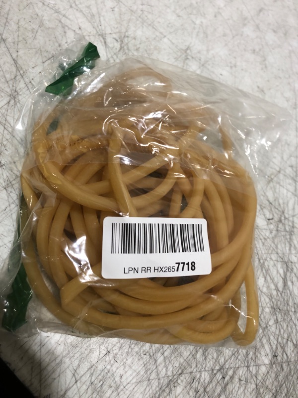 Photo 1 of QWORK 33FT 3/8" OD 1/4" ID Natural Latex Rubber Tubing Surgical Tube for Home, Hospital, Laboratory