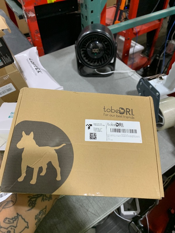 Photo 1 of tobeDRI No Pull Dog Harness Adjustable Reflective Oxford Easy Control Medium Large Dog Harness with A Free Heavy Duty 5ft Dog Leash (M (Neck: 14.5"-20.5", Chest: 22"-28"), Purple Harness+Leash)